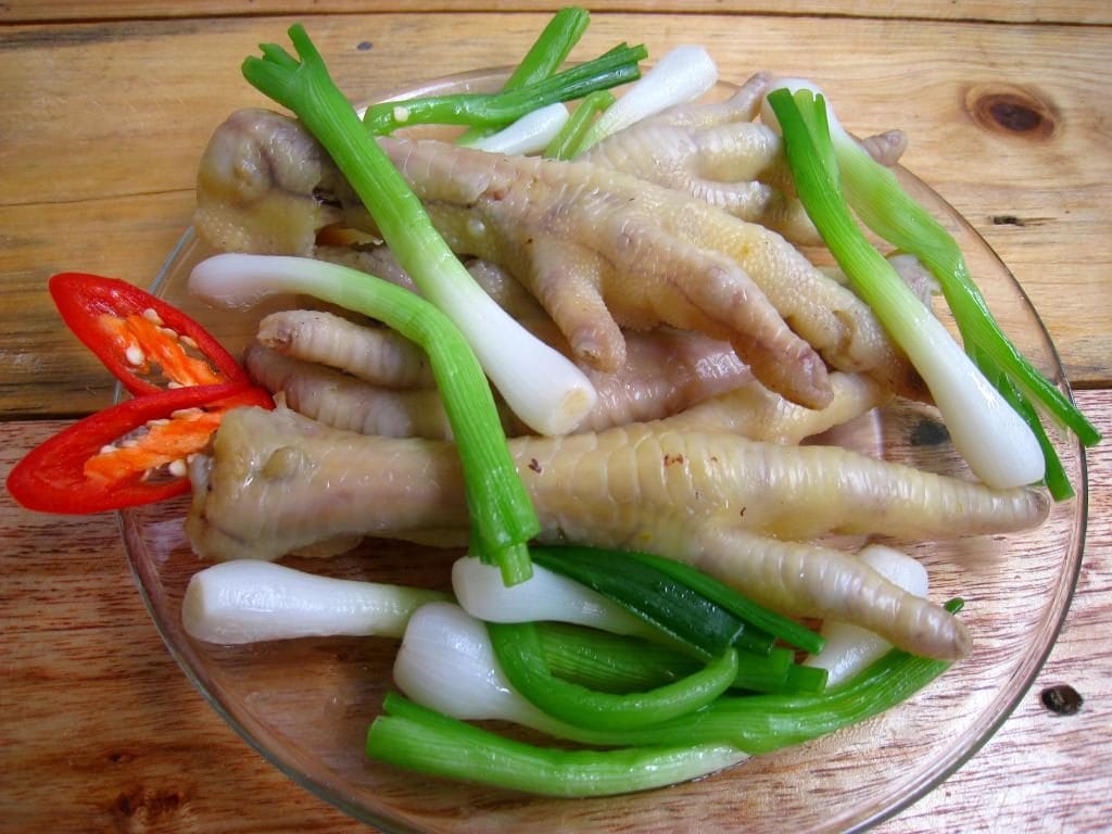 Hấp chân gà 